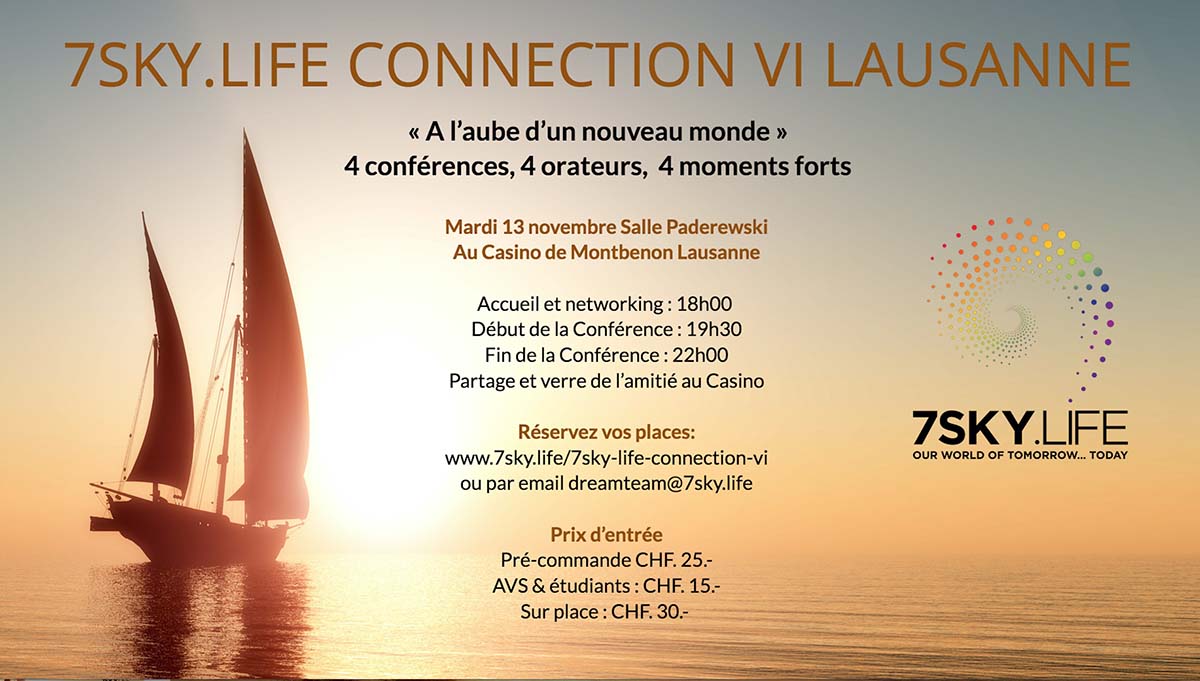 7sky.life Connection VI Lausanne, A l’aube d’un nouveau monde, unsere Sprecher