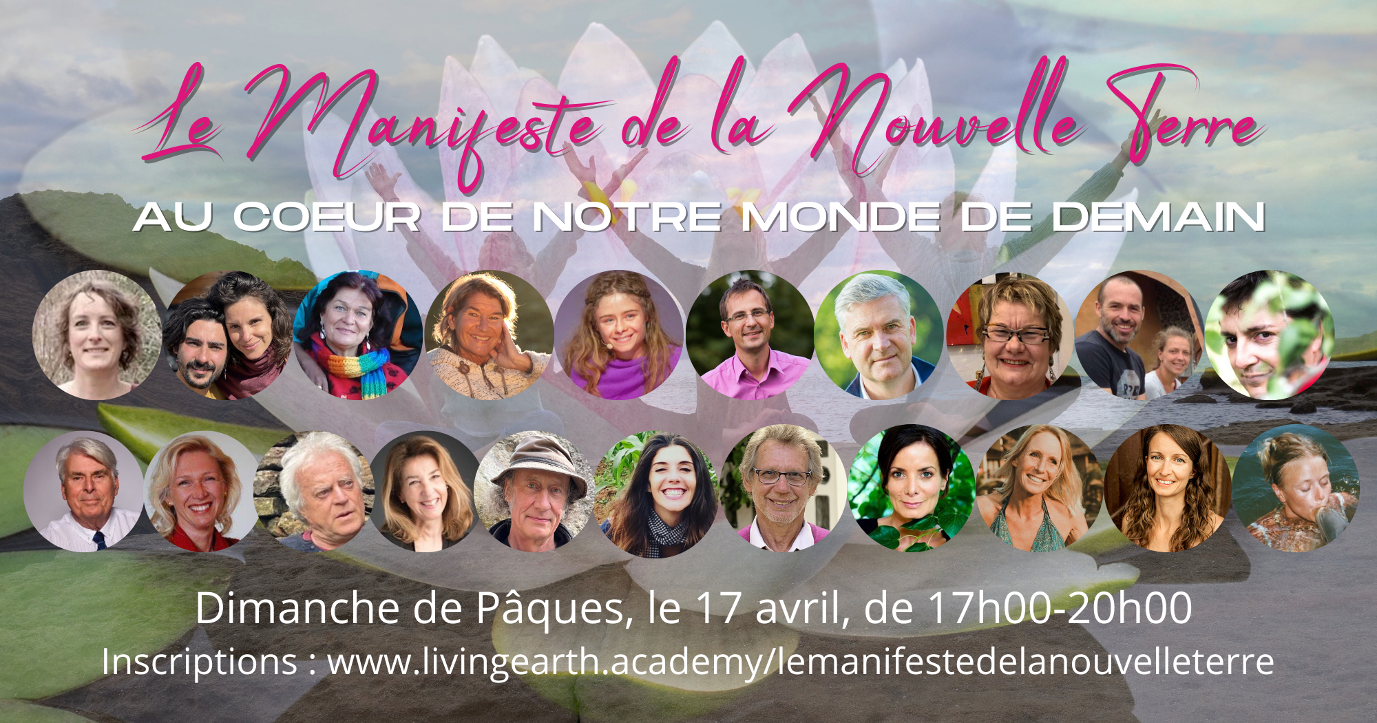 Au cœur du monde de demain : Conférence Online du dimanche de Pâques, 5pm-8pm, soyez de la partie